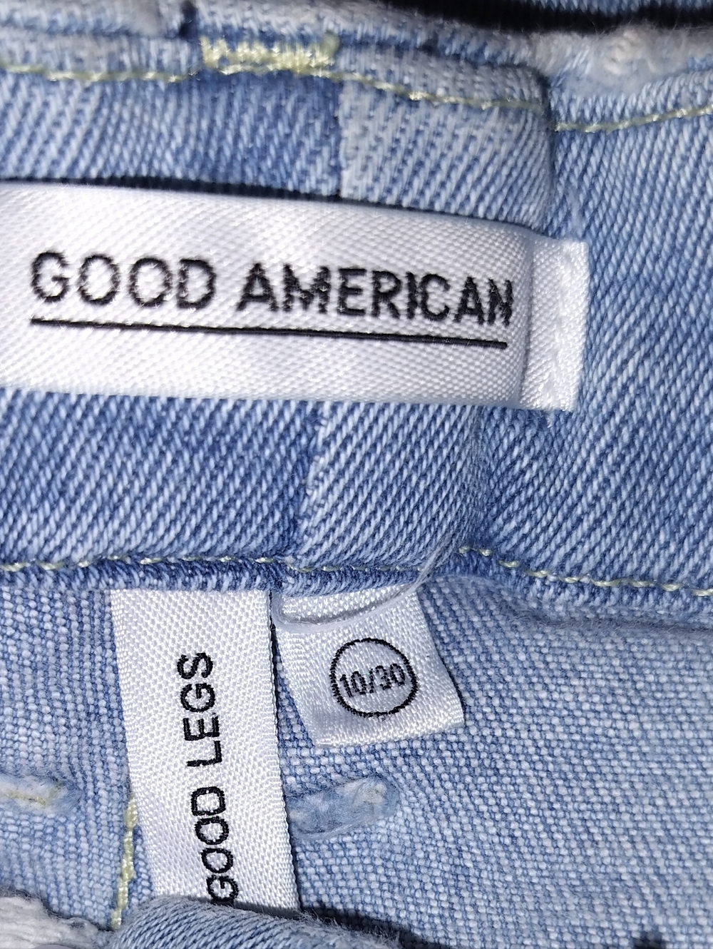 Good American Good Legs Jeans Women's 30 10 Distressed - Picture 5 of 5